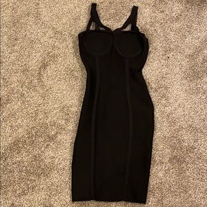 Black bandage dress